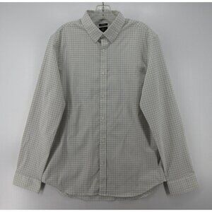 Bluffworks Shirt Large White Zenith Performance Button Up Slim Fit
